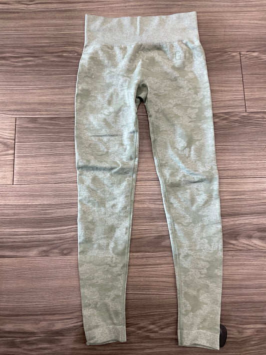 Athletic Leggings By Gym Shark In Green, Size: S