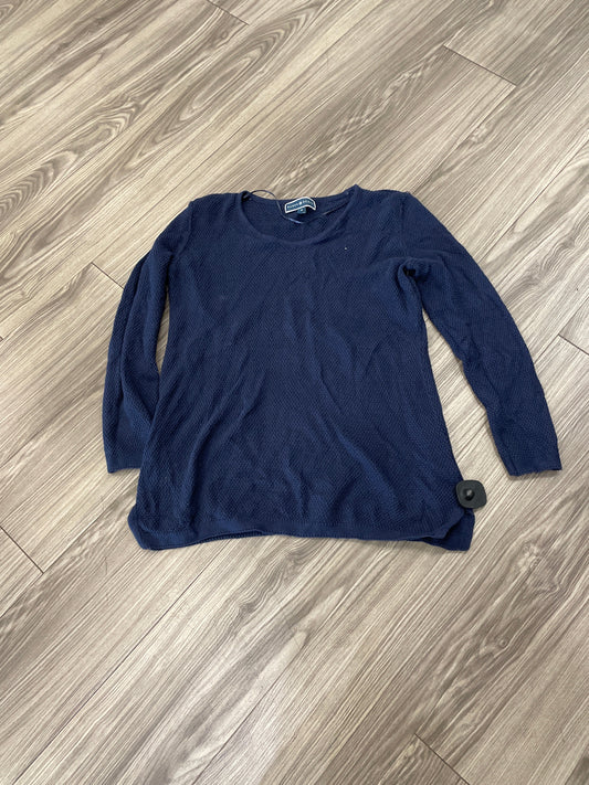 Top Long Sleeve By Karen Scott In Navy, Size: M