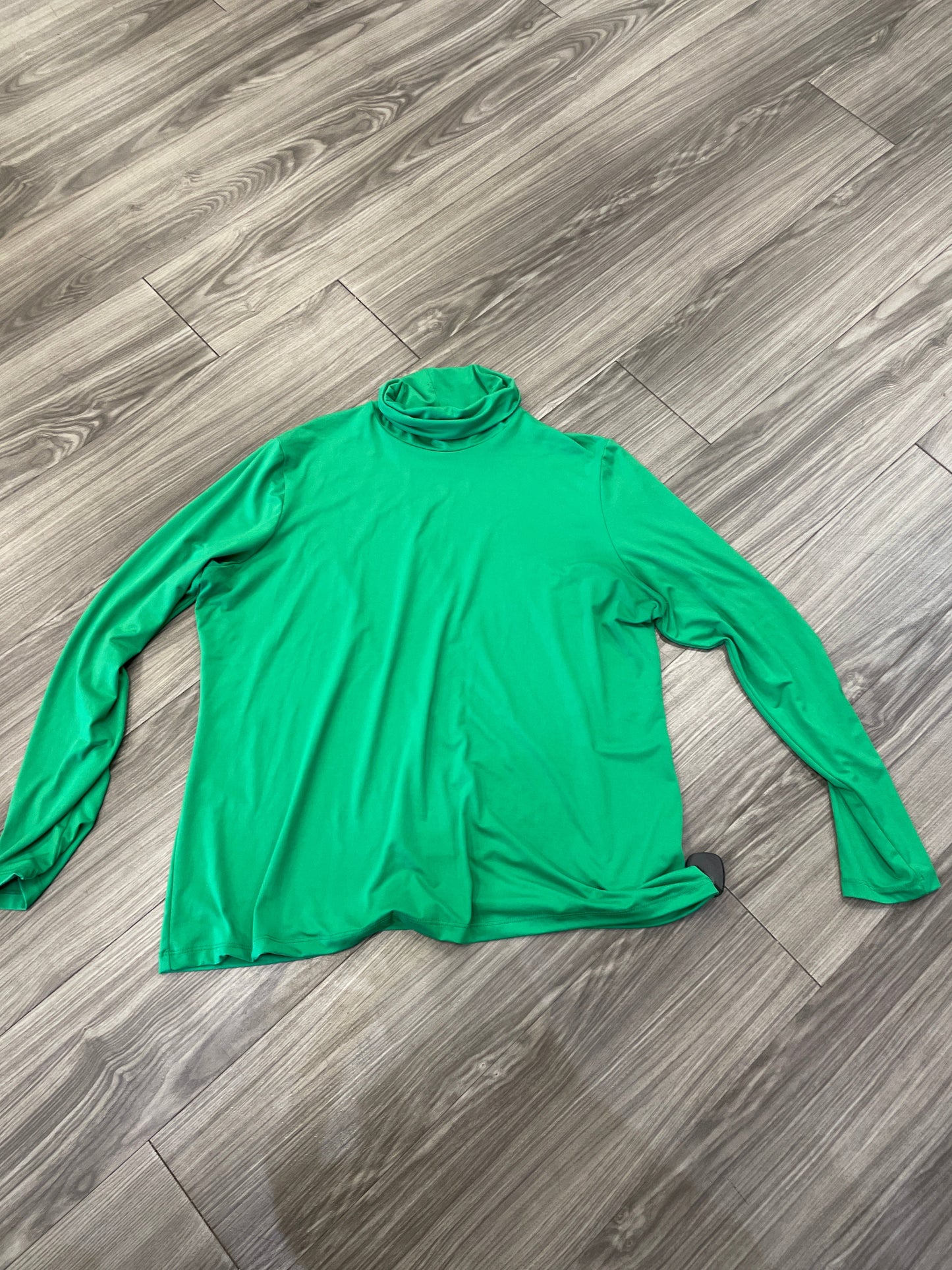 Top Long Sleeve By Clothes Mentor In Green, Size: 3x