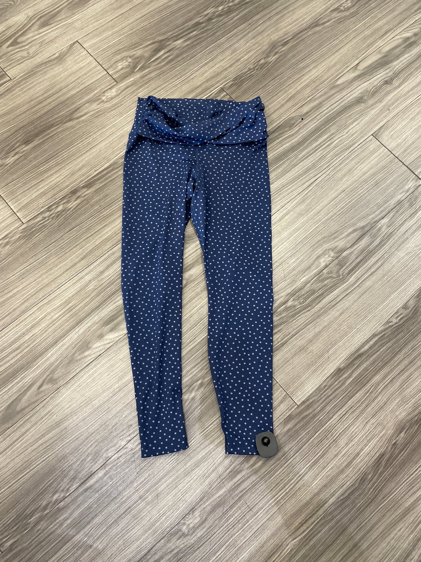 Athletic Leggings By Nike In Navy, Size: M