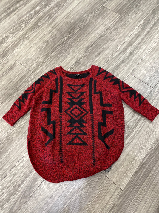 Sweater By Express In Red, Size: S