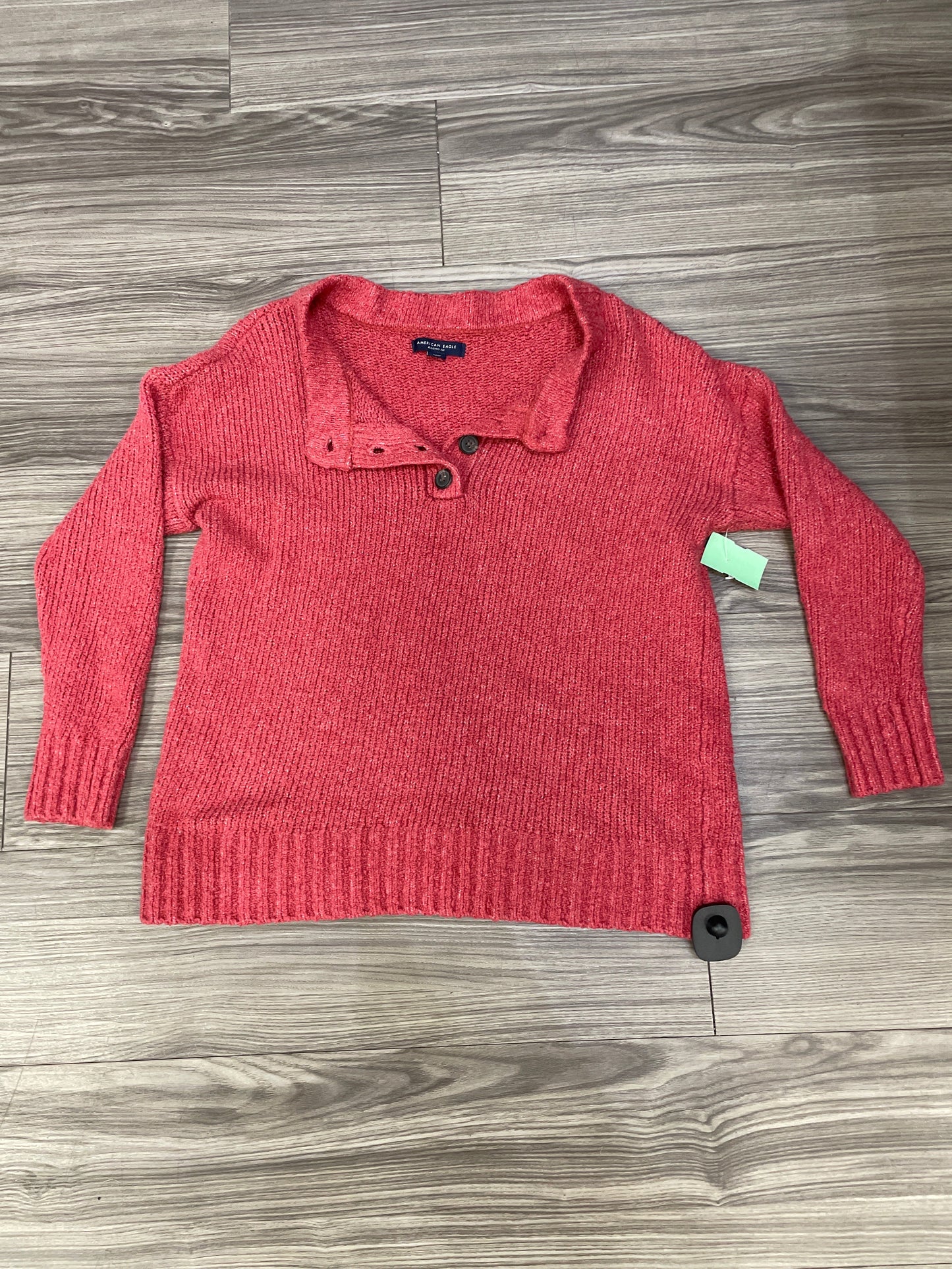 Sweater By American Eagle In Red, Size: S