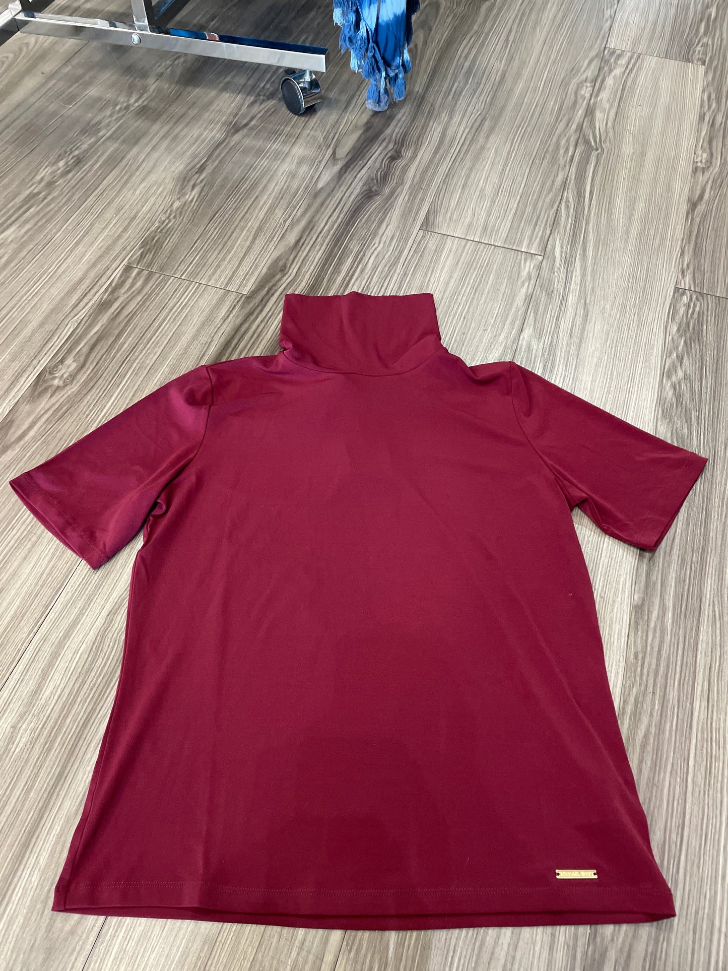 Top Short Sleeve By Michael By Michael Kors In Red, Size: L