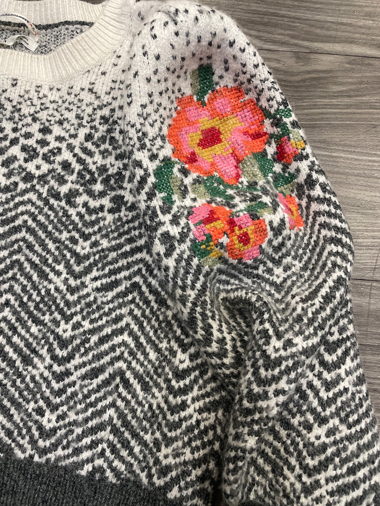 Sweater By Anthropologie In Multi-colored, Size: Mp