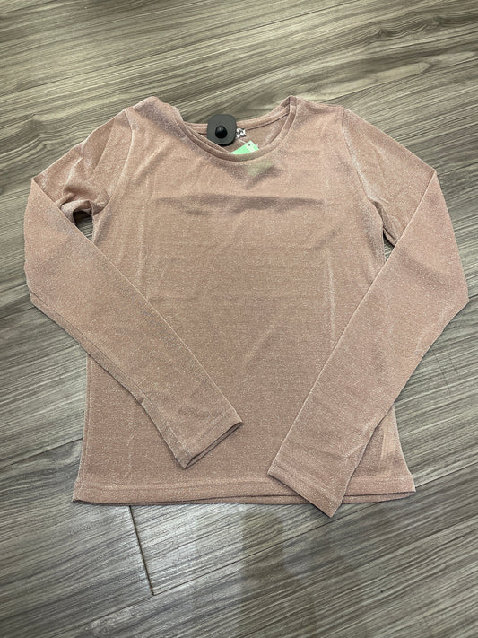 Top Long Sleeve By Free People In Pink, Size: S