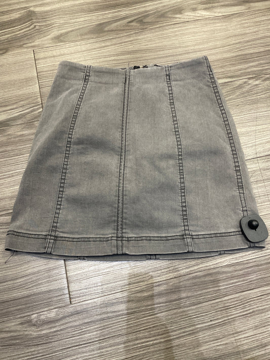 Skirt Mini & Short By Free People In Grey, Size: S