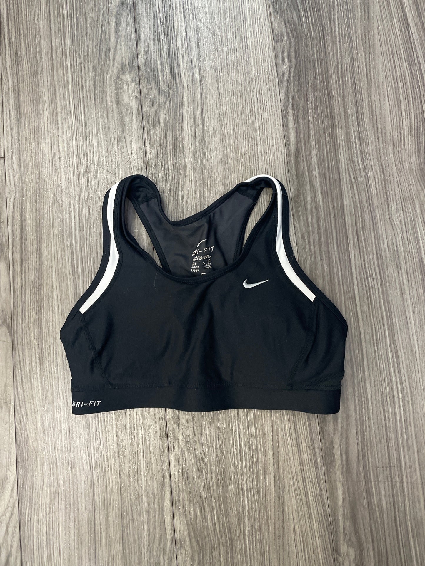 Athletic Bra By Nike In Black, Size: S