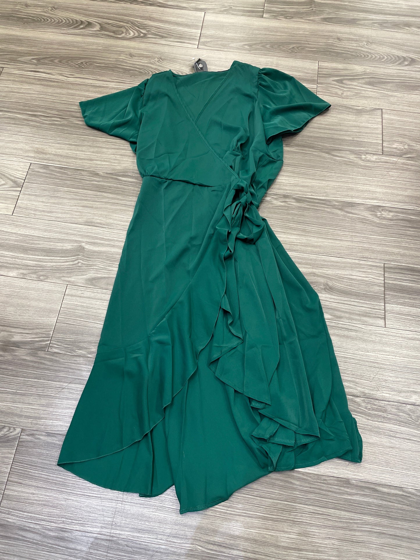 Dress Casual Midi By Shein In Green, Size: 2x