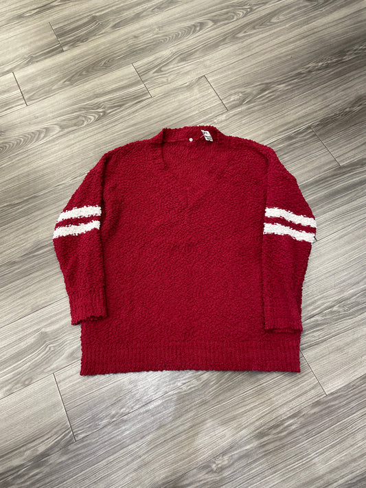 Sweater By Clothes Mentor In Red, Size: 2x