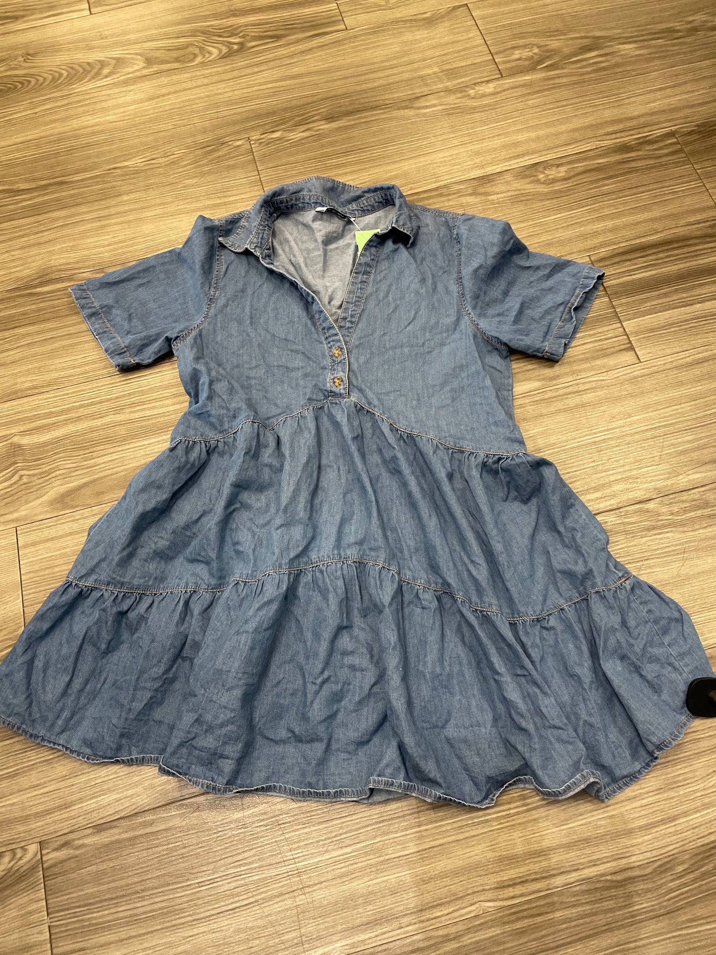 Dress Casual Short By Clothes Mentor In Blue, Size: M