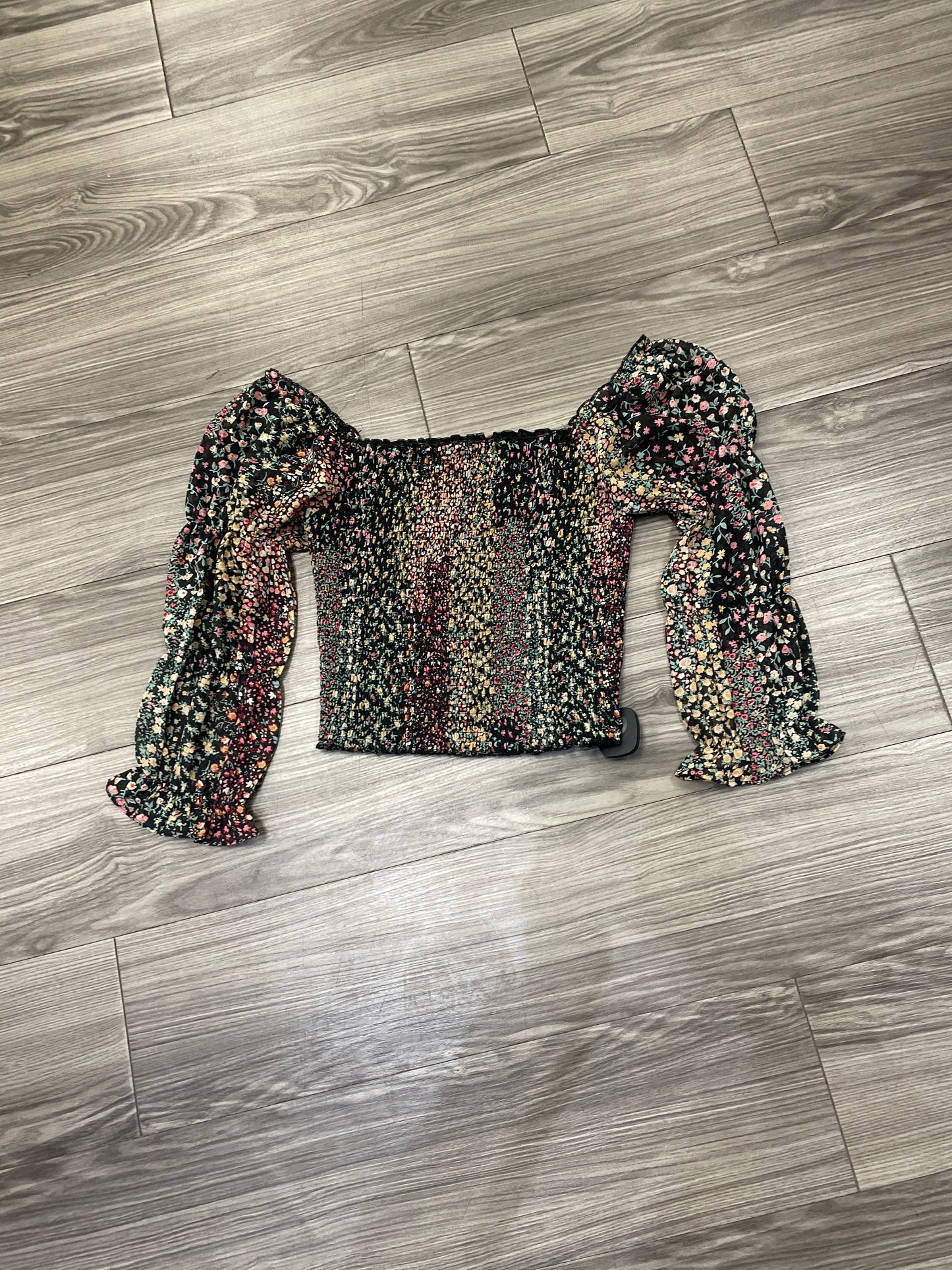 Top Long Sleeve By Lulus In Floral Print, Size: M