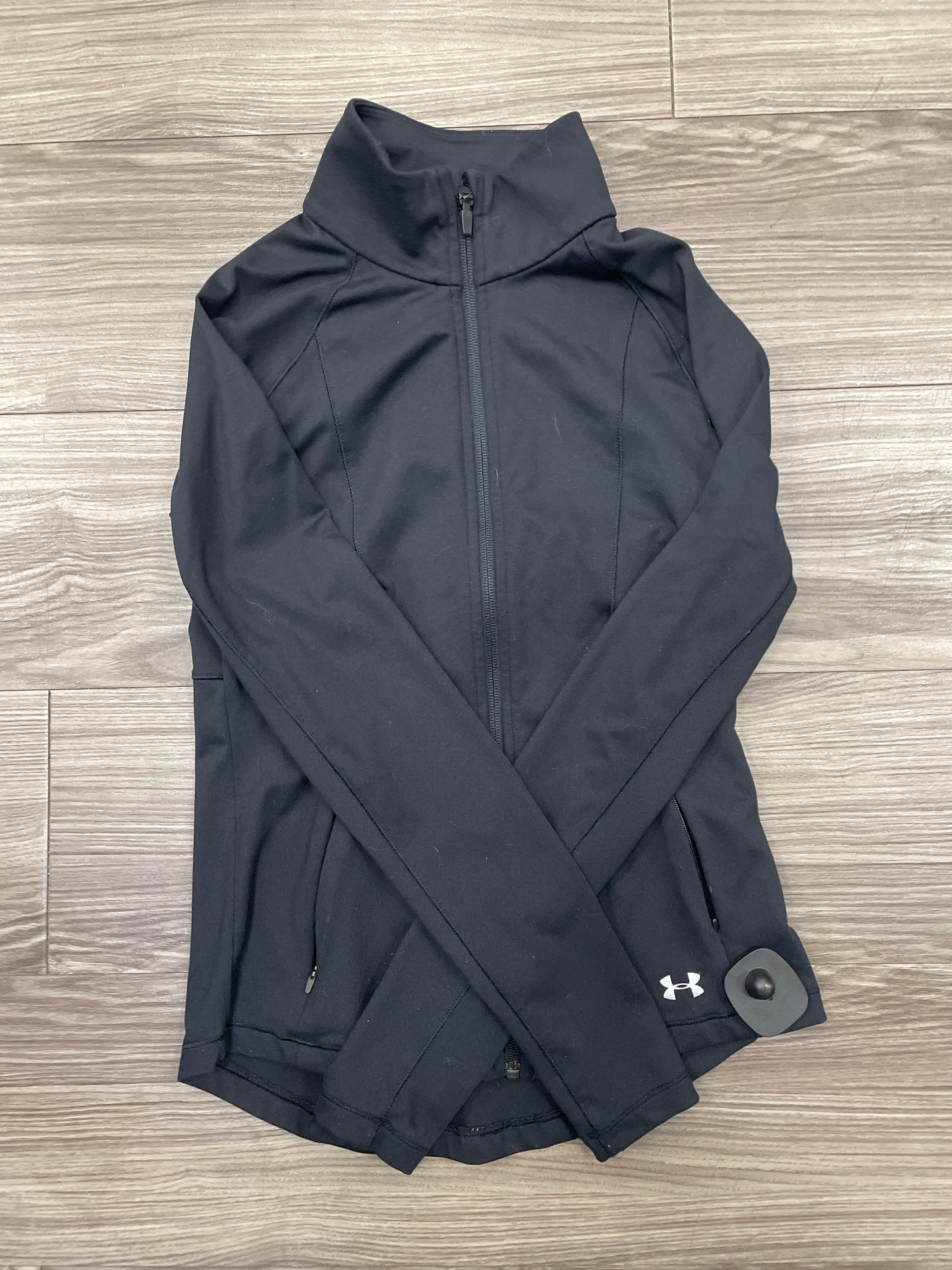 Athletic Jacket By Under Armour In Black, Size: Xs