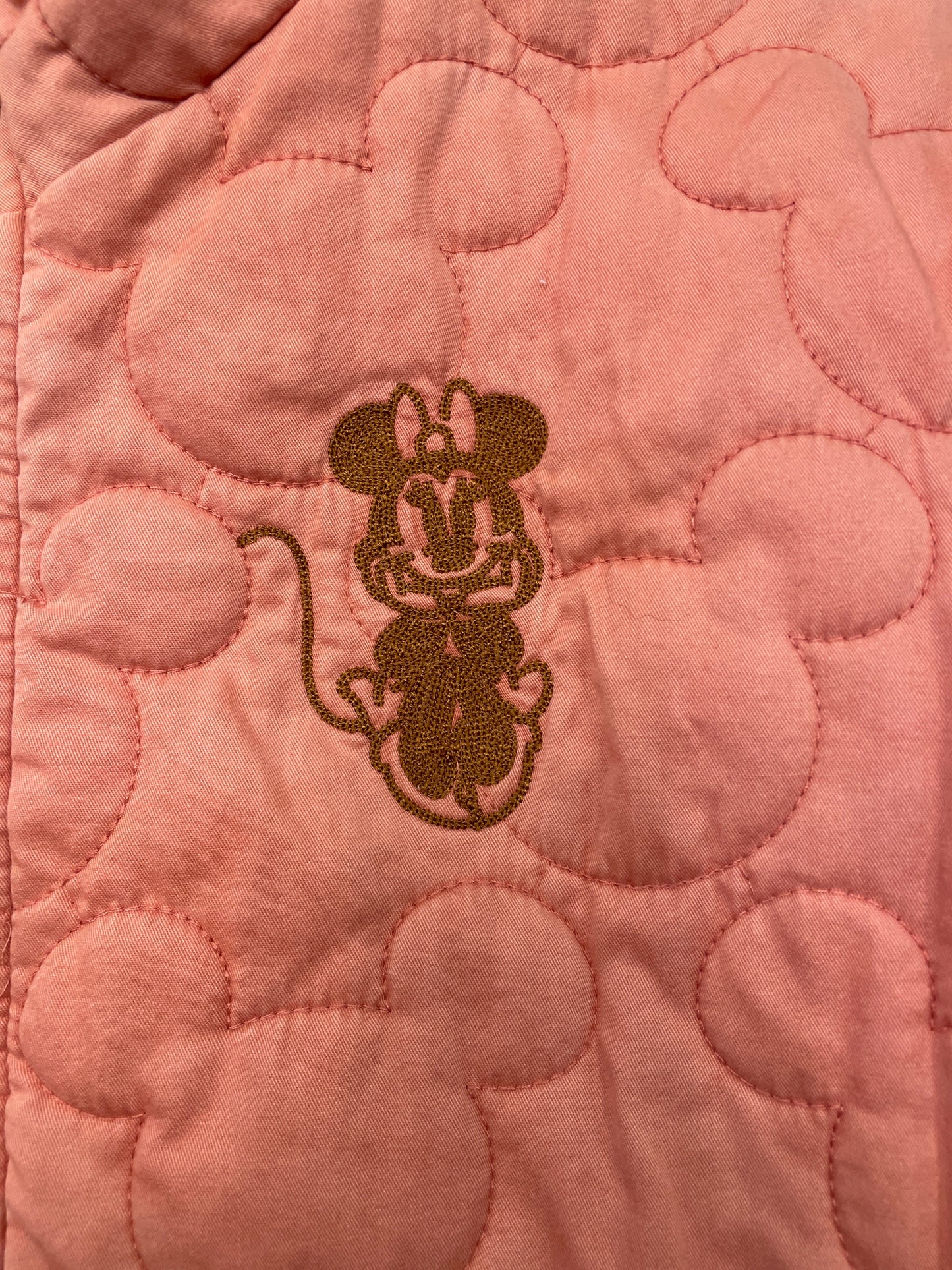 Jacket Puffer & Quilted By Disney Store In Coral, Size: M