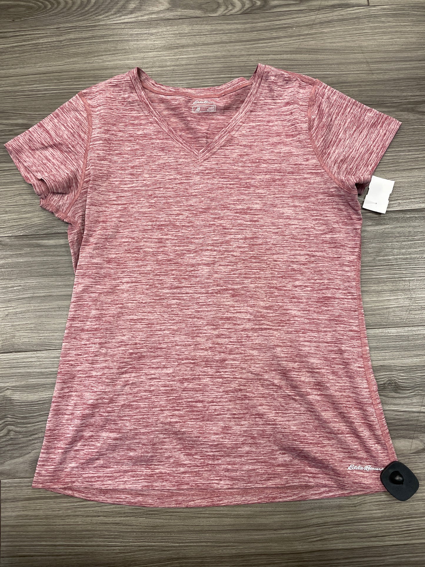 Top Short Sleeve By Eddie Bauer In Pink, Size: L