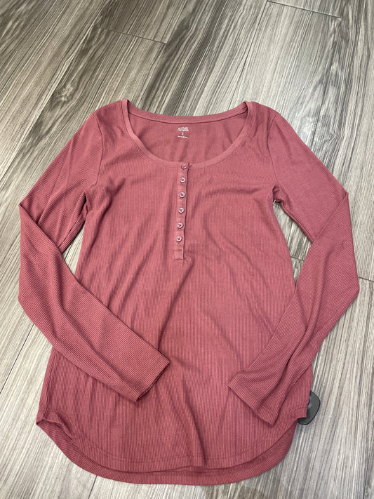 Top Long Sleeve By Ana In Pink, Size: S