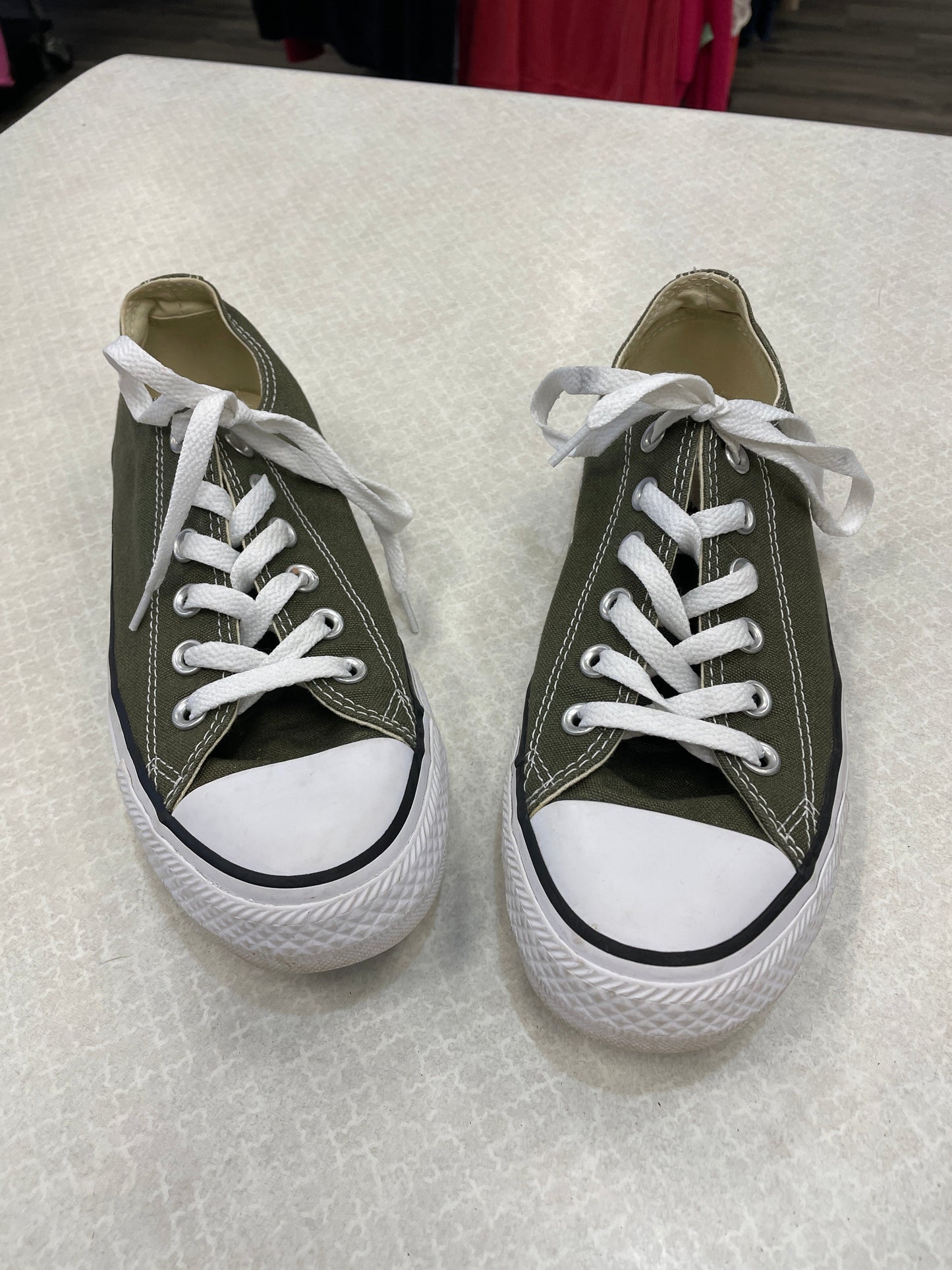 Shoes Sneakers By Converse In Green, Size: 8