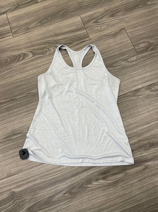 Athletic Tank Top By Nike In Grey, Size: L