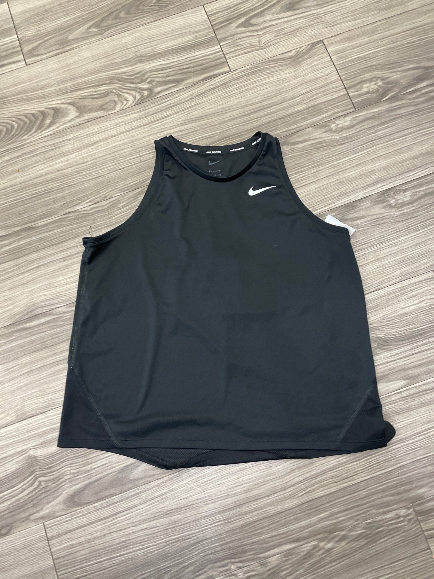 Athletic Tank Top By Nike In Black, Size: Xl