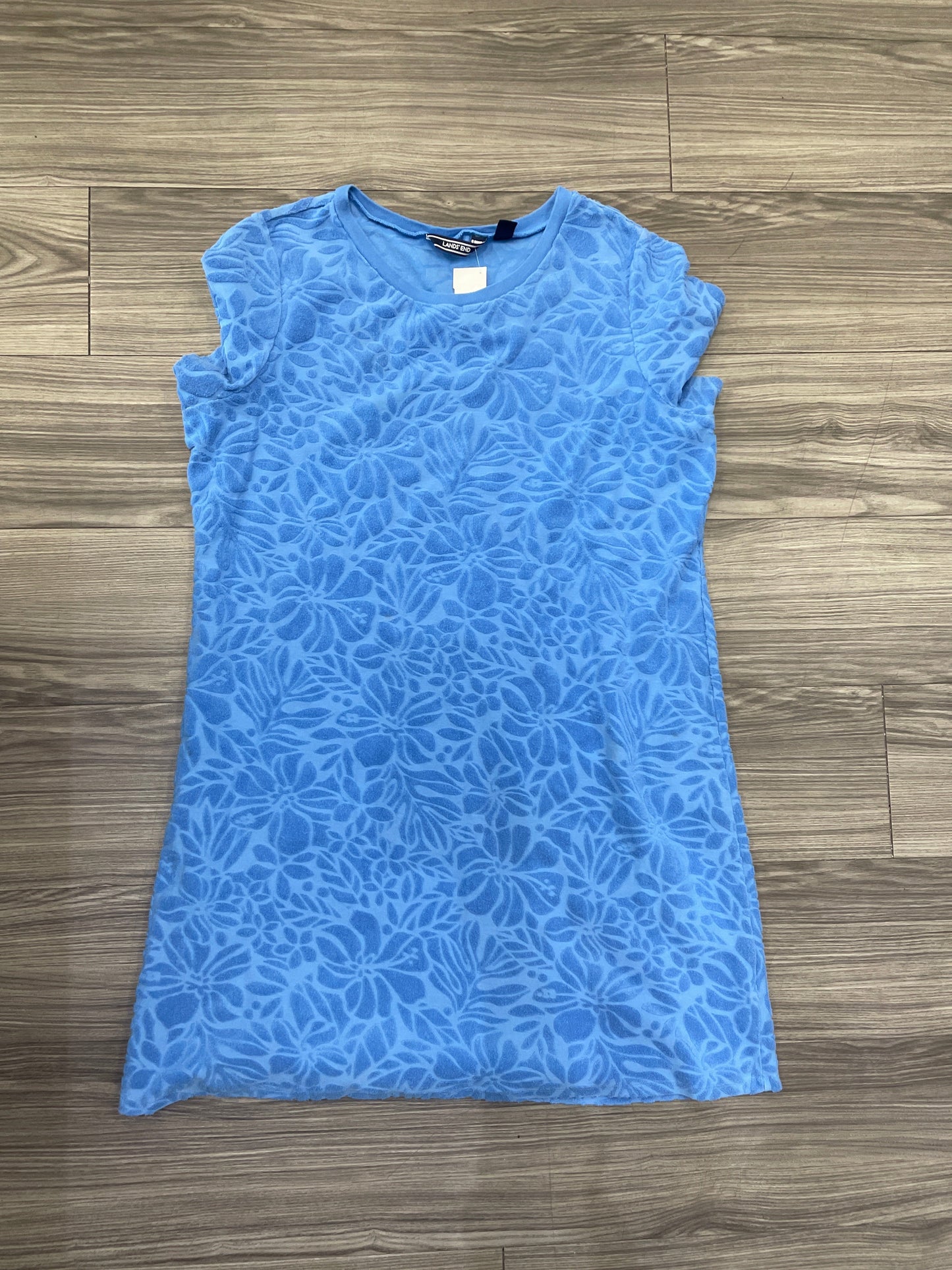 Dress Casual Short By Lands End In Blue, Size: L