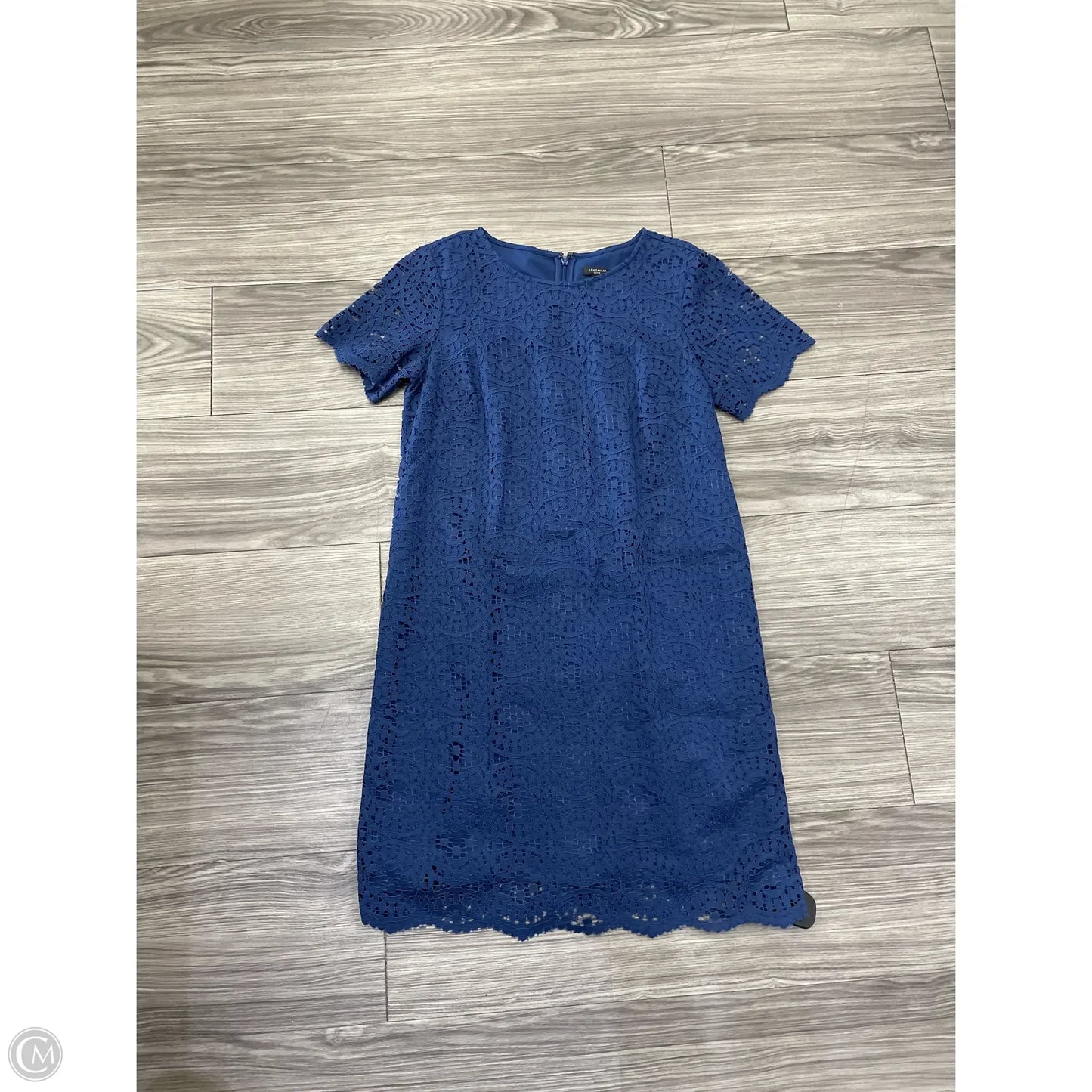 Dress Casual Short By Ann Taylor In Blue, Size: 4p