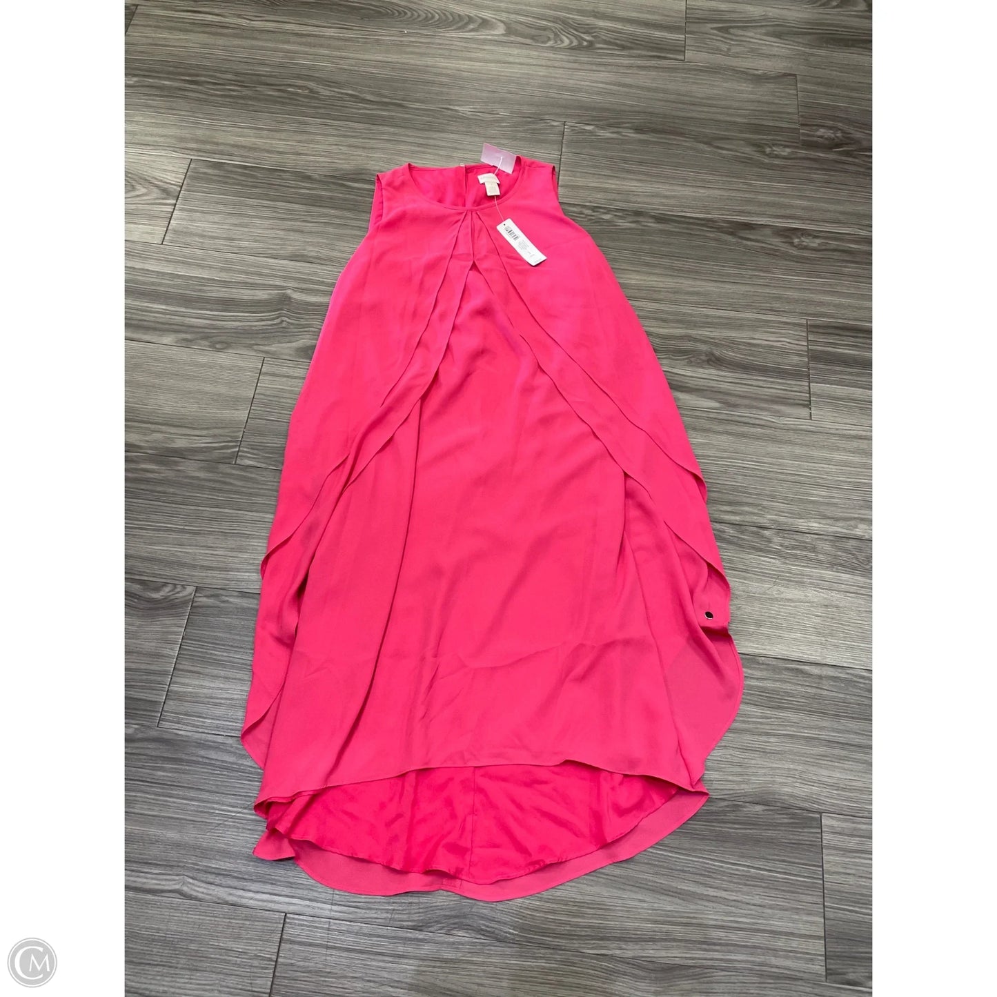 Dress Casual Midi By Chicos In Pink, Size: M