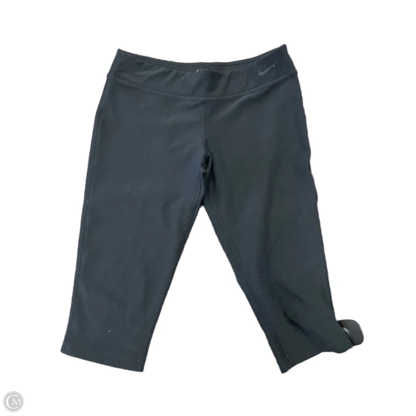 Athletic Capris By Nike In Black, Size: L