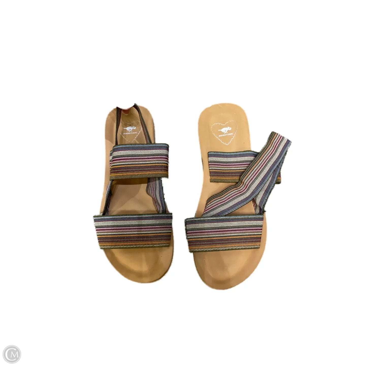 Sandals Flats By Rocket Dogs In Multi-colored, Size: 7