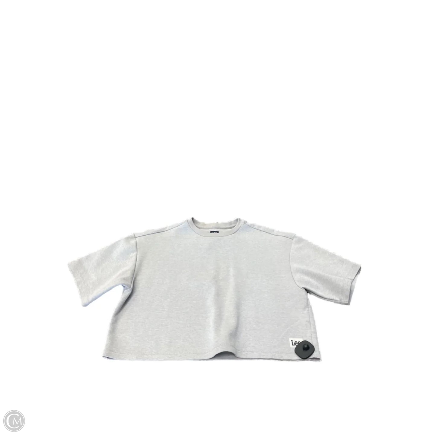 Top Short Sleeve Basic By Lee In Grey, Size: S