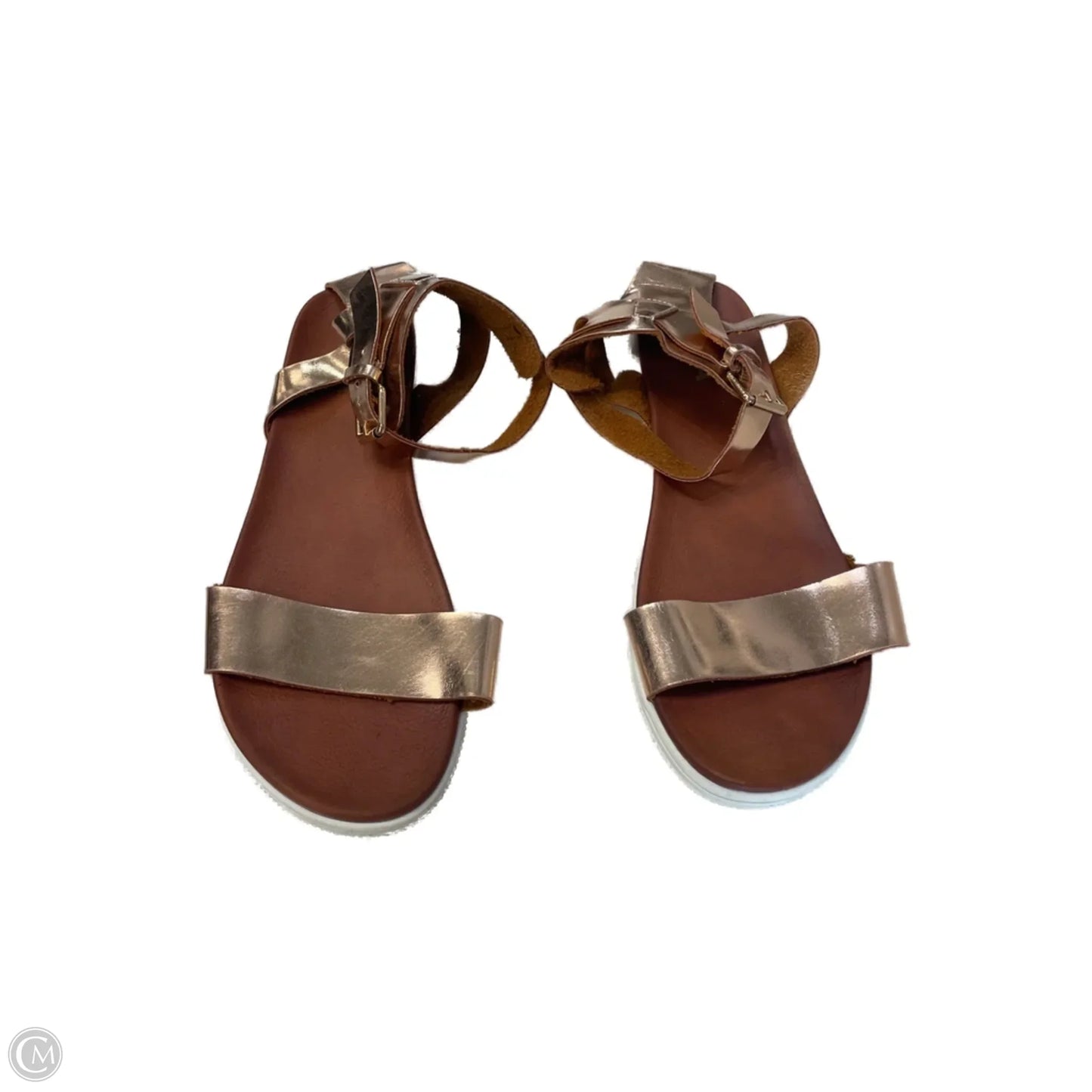 Sandals Flats By Mia In Bronze, Size: 10