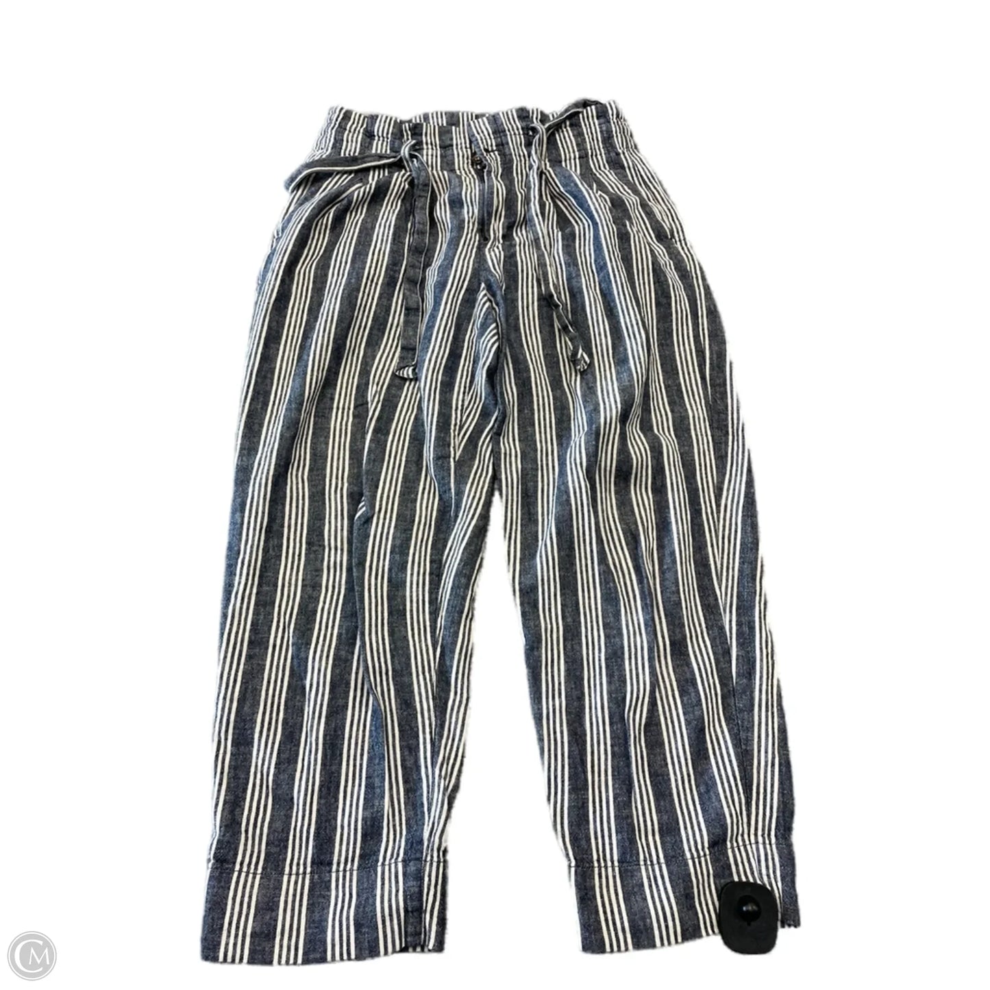 Pants Cropped By Madewell In Blue, Size: 4
