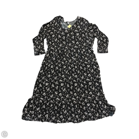 Dress Casual Maxi By Old Navy In Black, Size: 3x