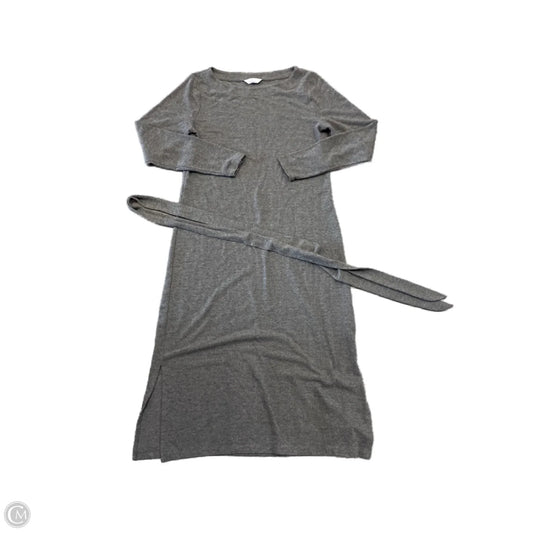 Dress Casual Midi By Time And Tru In Grey, Size: S