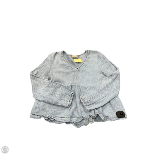 Top Long Sleeve Basic By Altard State In Blue, Size: S