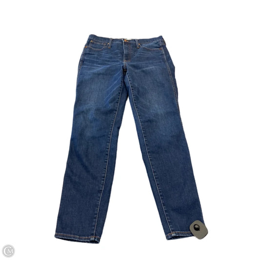 Jeans Skinny By Madewell In Blue, Size: 10