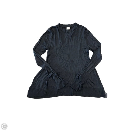 Top Long Sleeve Basic By A New Day In Black, Size: M