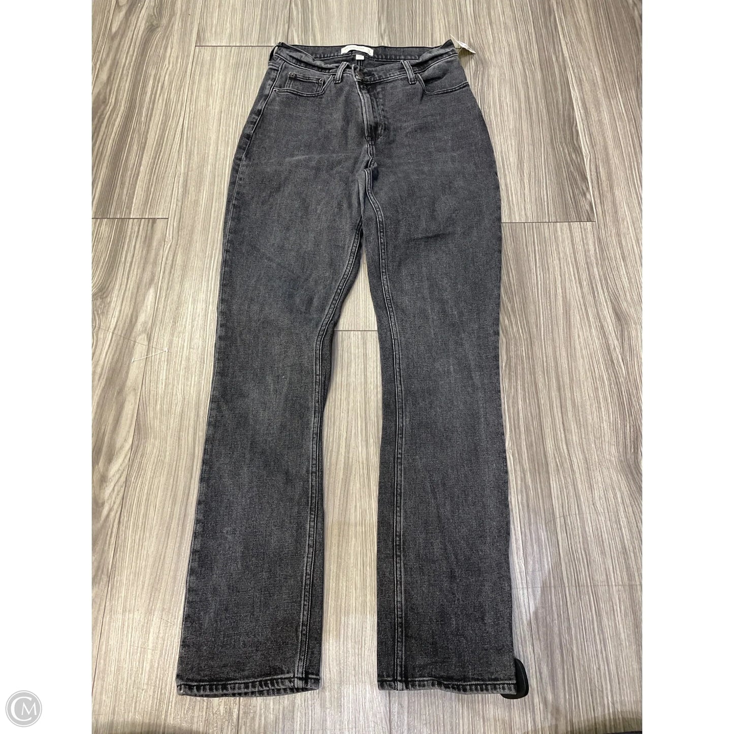 Jeans Straight By Abercrombie And Fitch In Black, Size: 4l