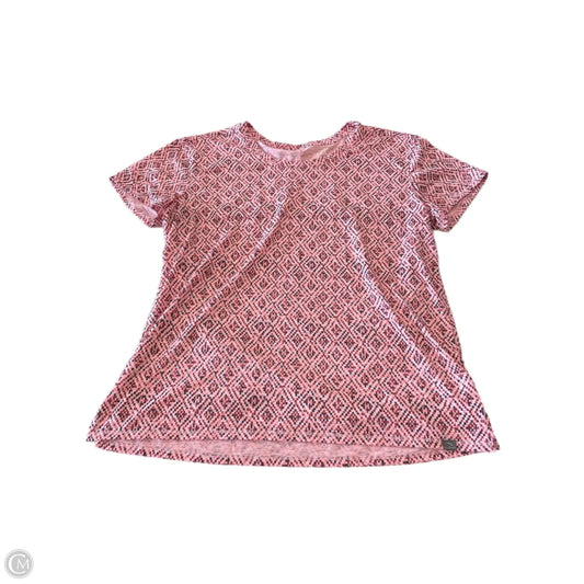 Top Short Sleeve By L.l. Bean In Pink, Size: L