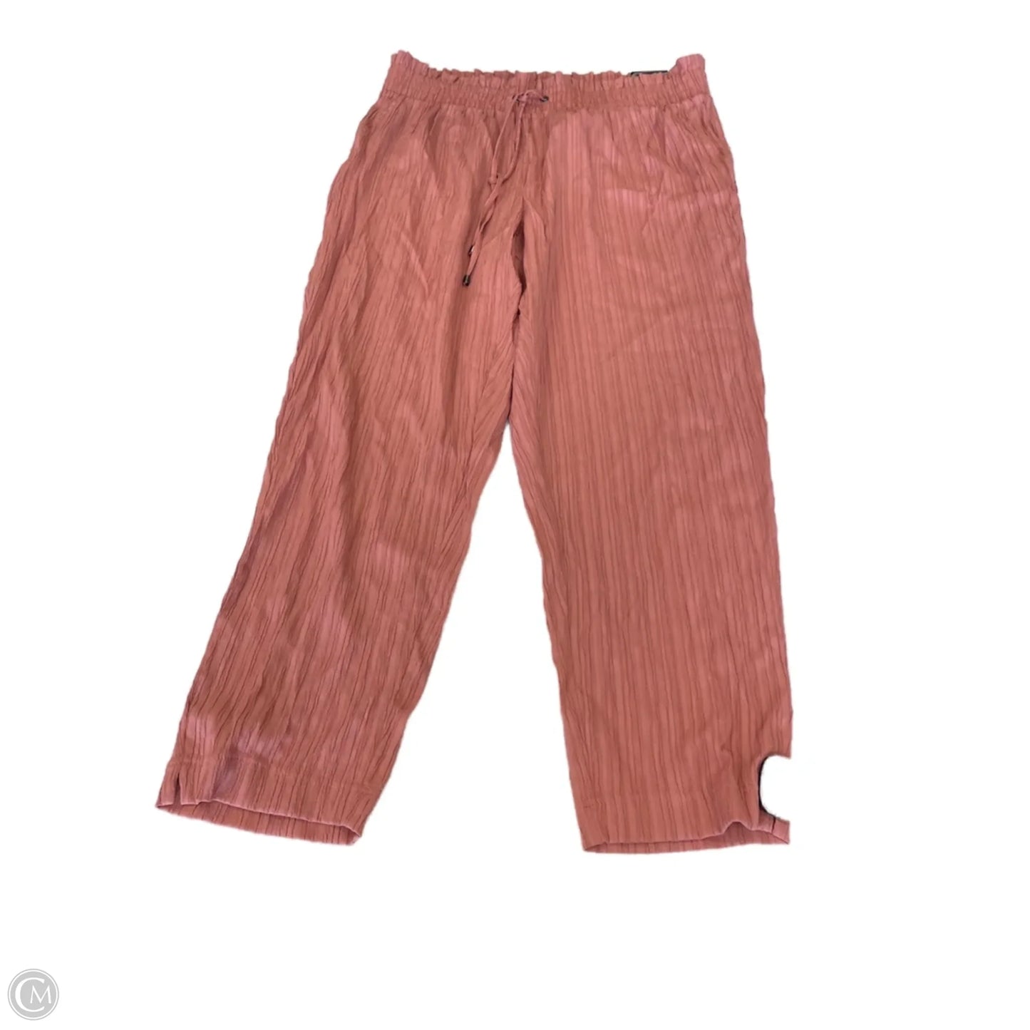 Pants Linen By Soho Design Group In Coral, Size: Xl