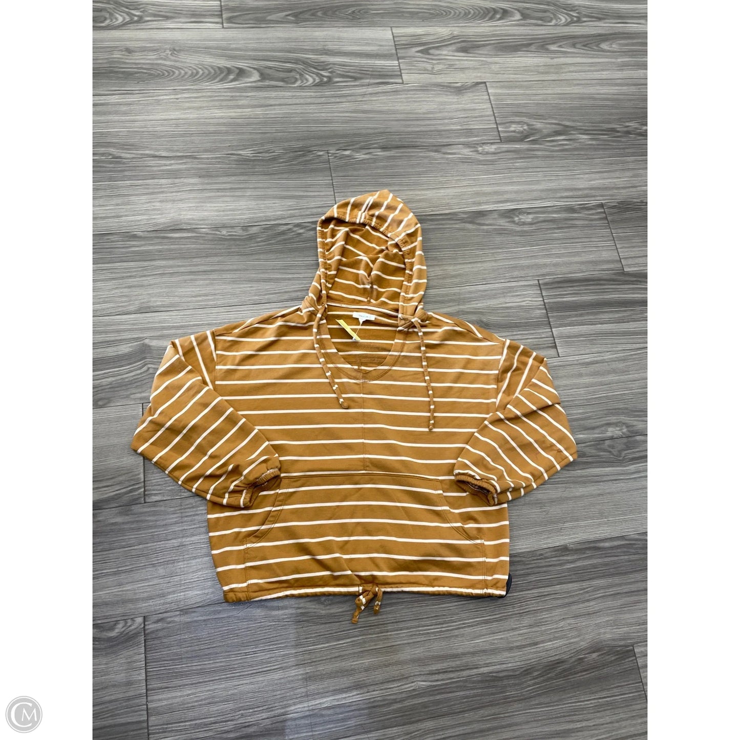 Top Long Sleeve Basic By Maurices In Yellow, Size: M