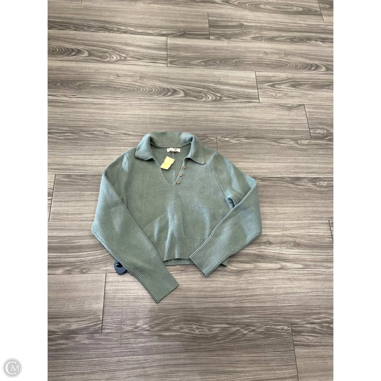 Sweater By Happily Grey In Teal, Size: Xl