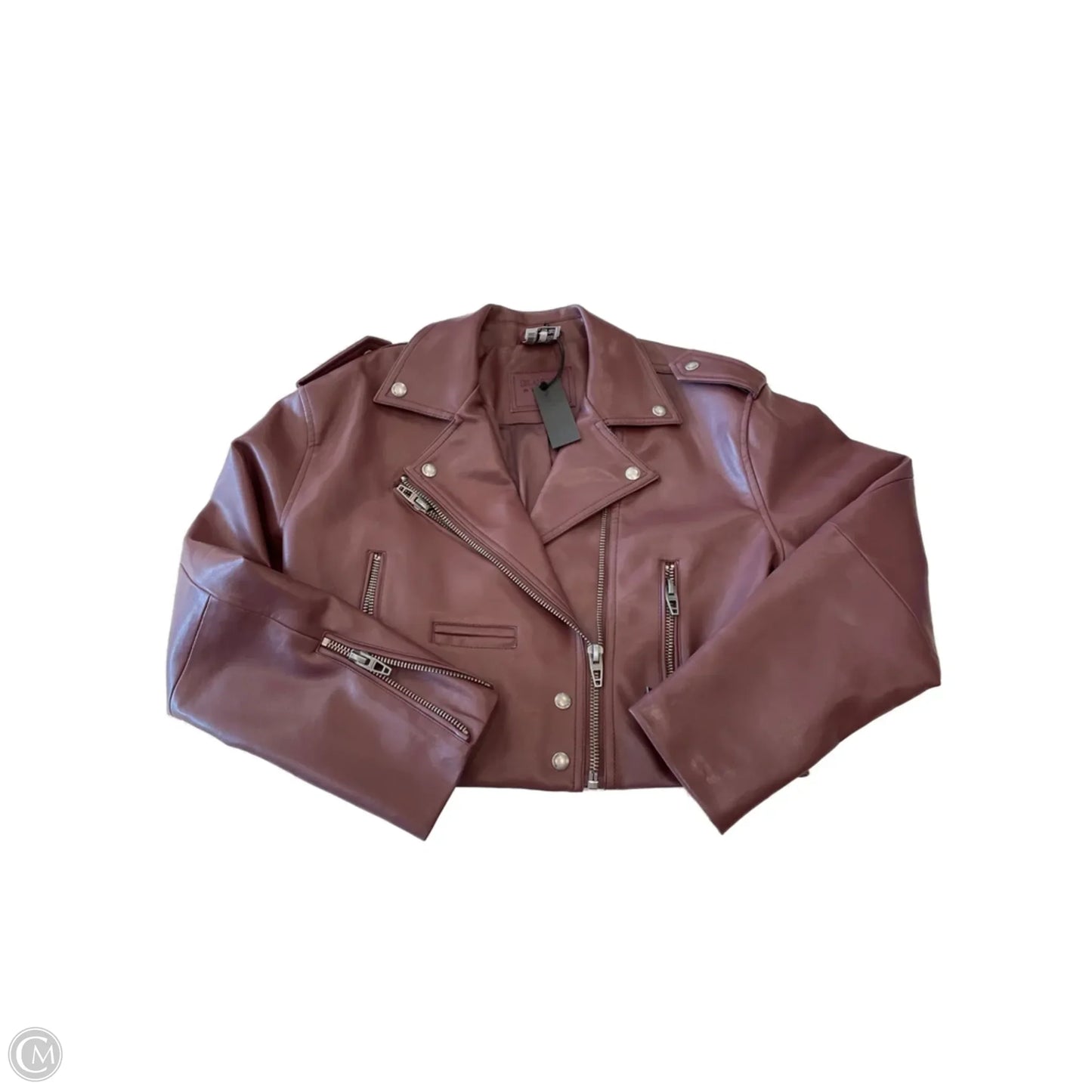 Jacket Leather By Blanknyc In Maroon, Size: S