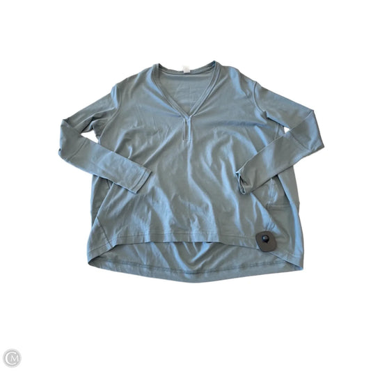Athletic Top Long Sleeve Crewneck By Lululemon In Grey, Size: 0