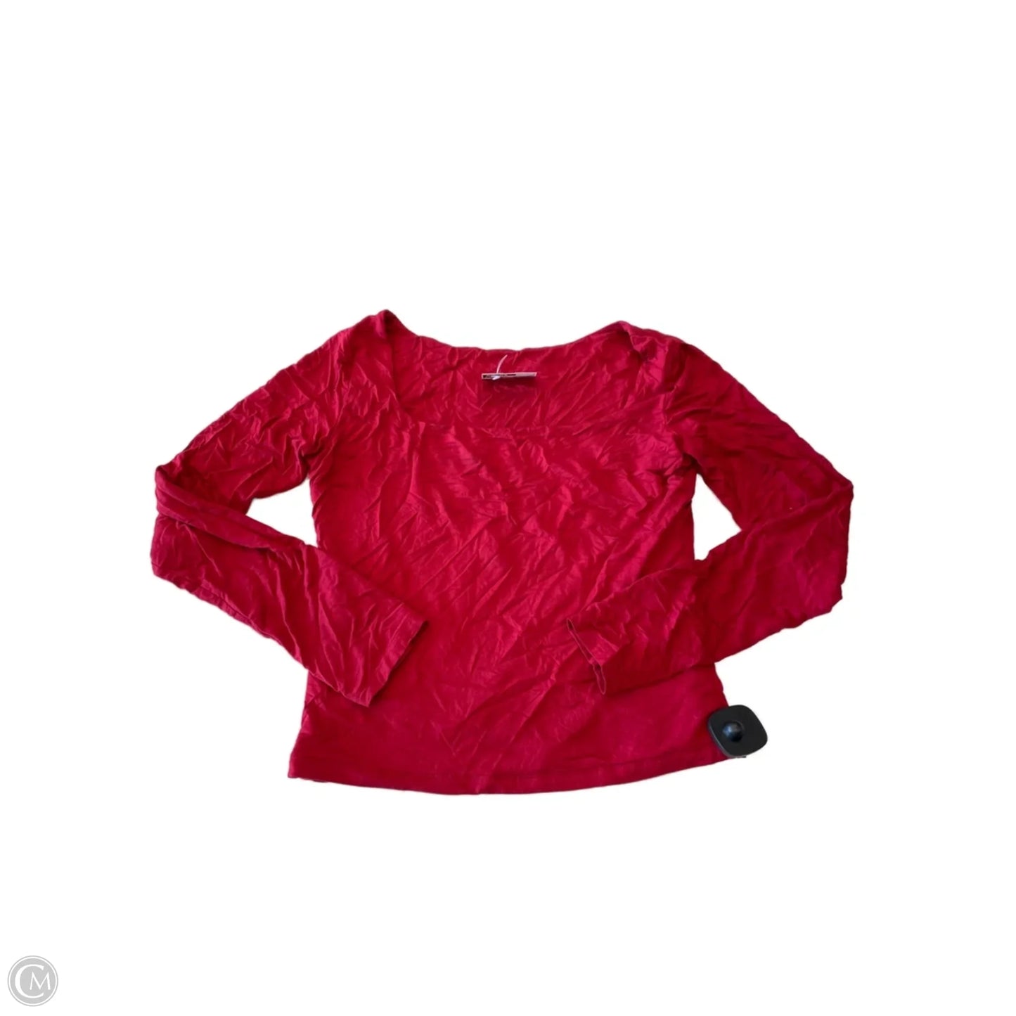 Top Long Sleeve Basic By Clothes Mentor In Red, Size: L