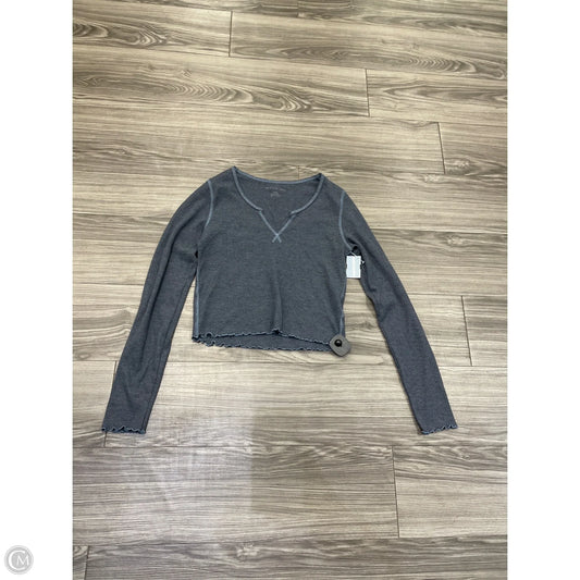 Top Long Sleeve Basic By American Eagle In Blue, Size: M