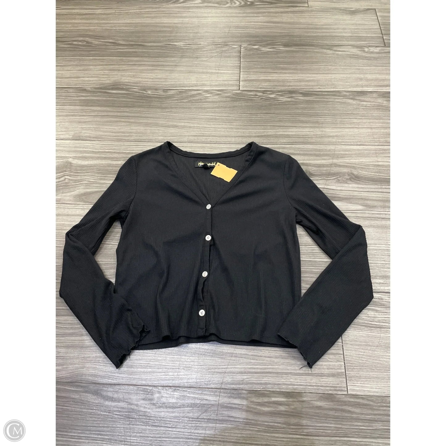 Cardigan By Planet Gold In Black, Size: L