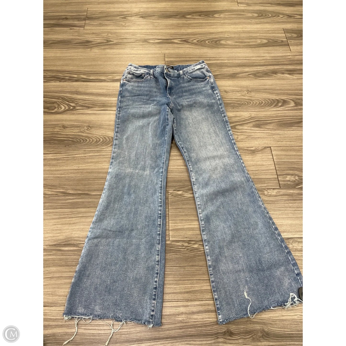 Jeans Flared By Express In Blue, Size: 12