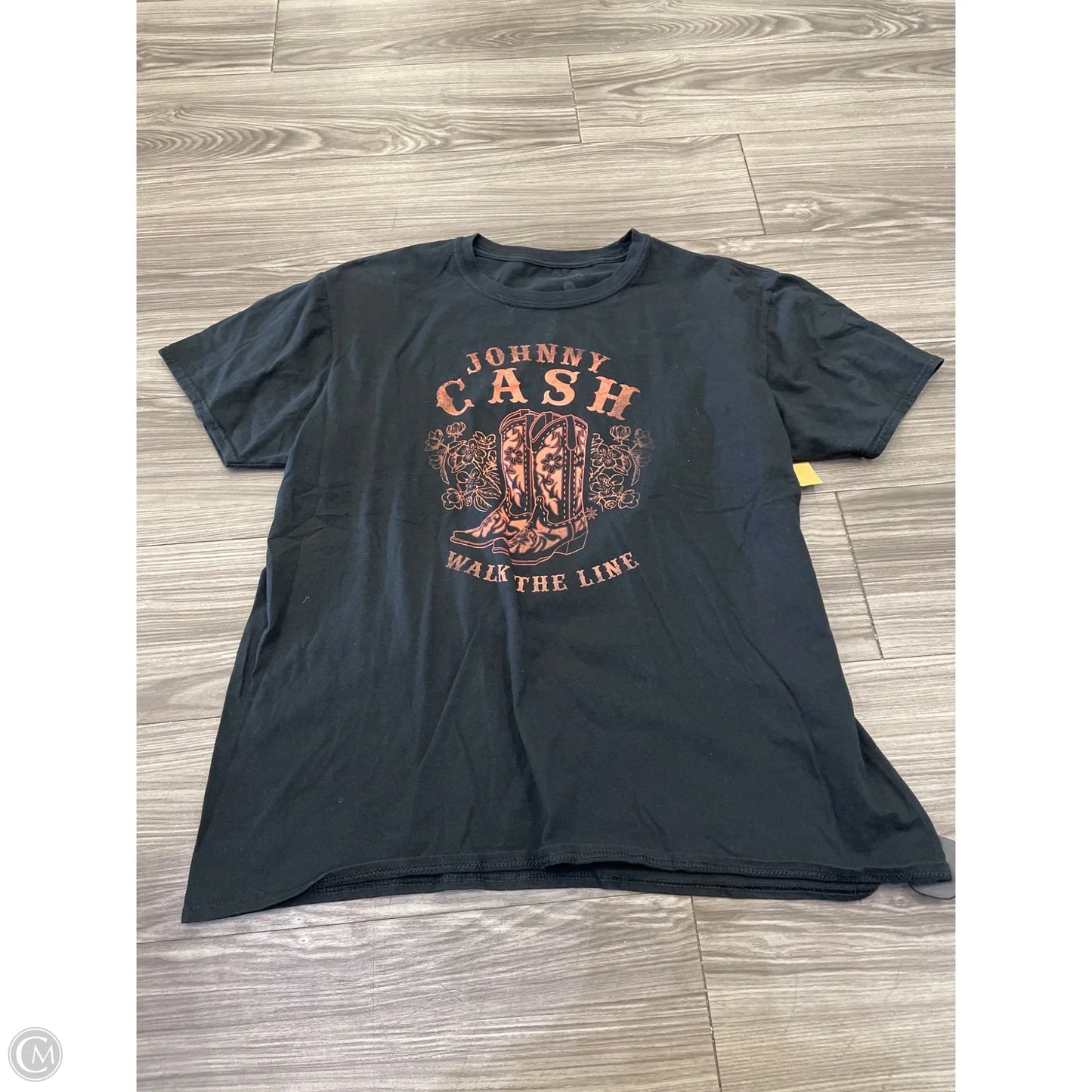 Top Short Sleeve By Clothes Mentor In Black, Size: 2x