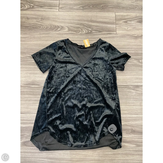 Top Short Sleeve Basic By Amaryllis In Black, Size: S