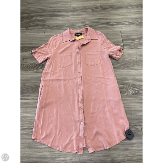 Dress Casual Short By Lulus In Pink, Size: L