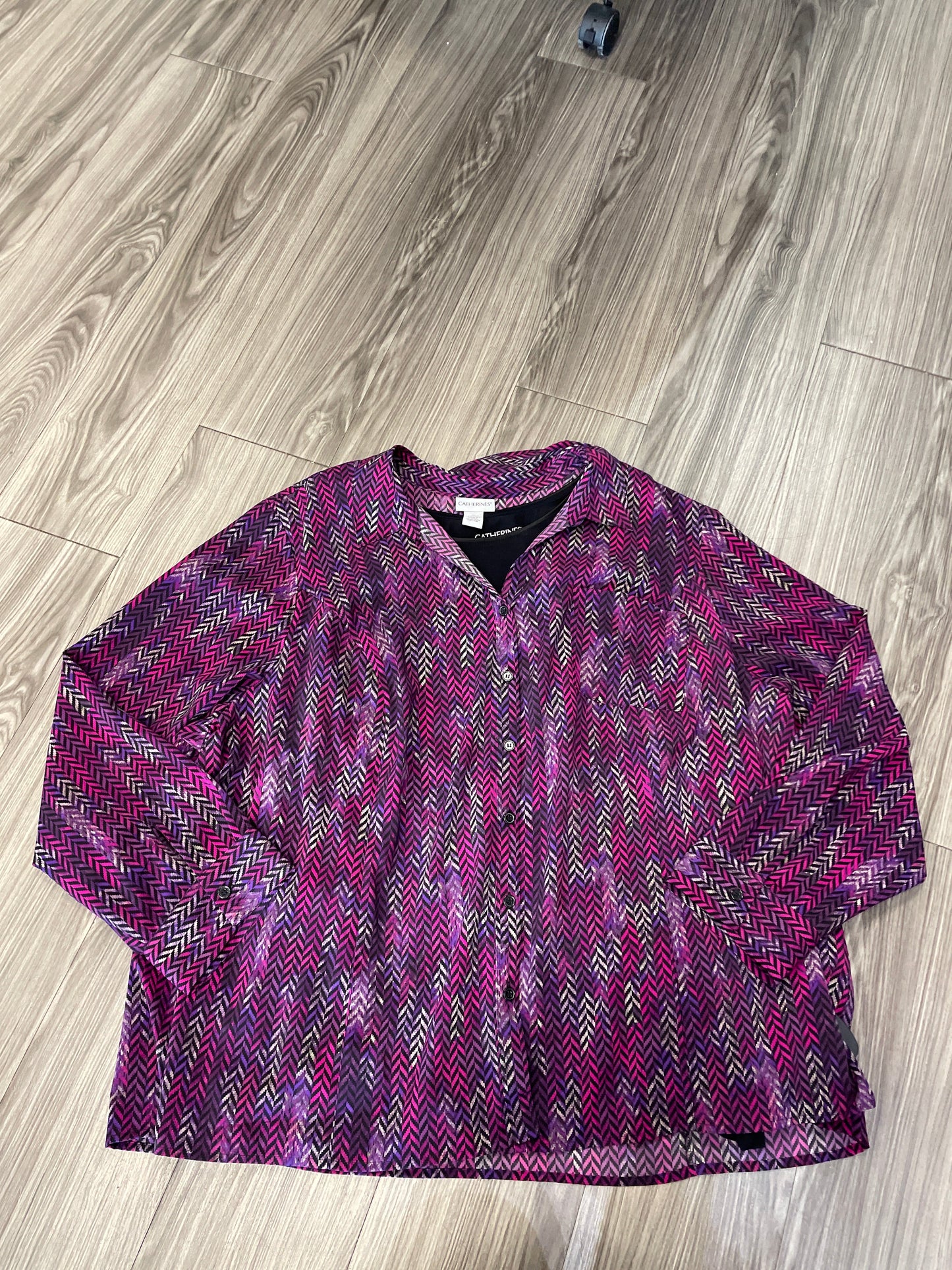 Top Long Sleeve By Catherines  Size: 4x